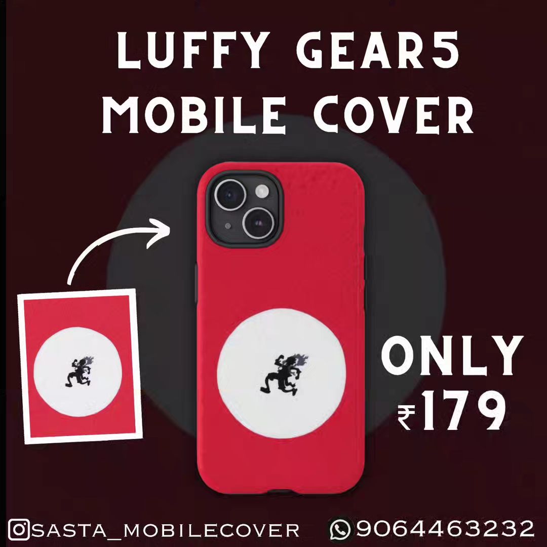 'Gear up with Luffy's 5th- Affordable, Stylish, Unbeatable! #AnimeVibes #LuffyGear5''- All India Delivery- Contact us through WhatsApp(9064463232) for orders- DM us for a seamless ordering process- A (2)