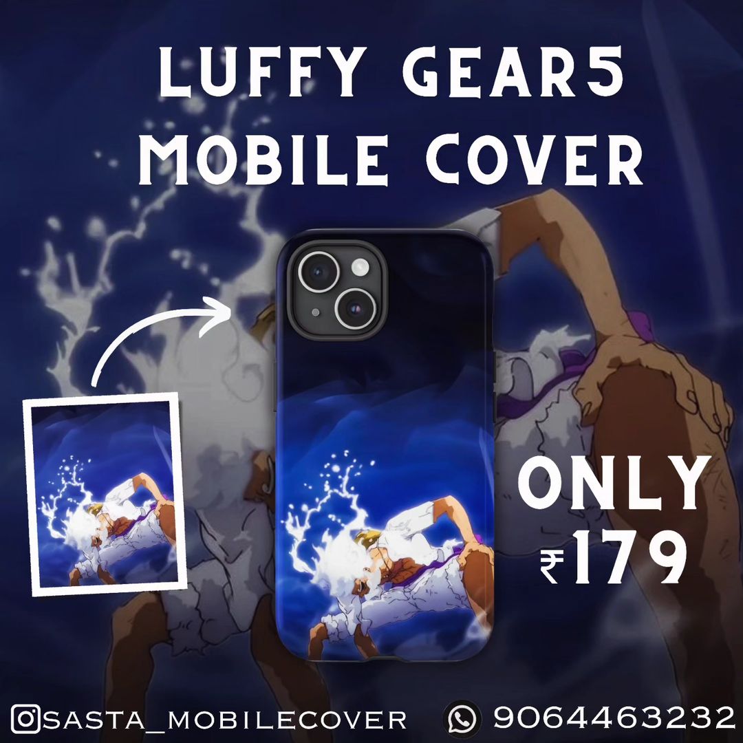 'Gear up with Luffy's 5th- Affordable, Stylish, Unbeatable! #AnimeVibes #LuffyGear5''- All India Delivery- Contact us through WhatsApp(9064463232) for orders- DM us for a seamless ordering process- A (3)