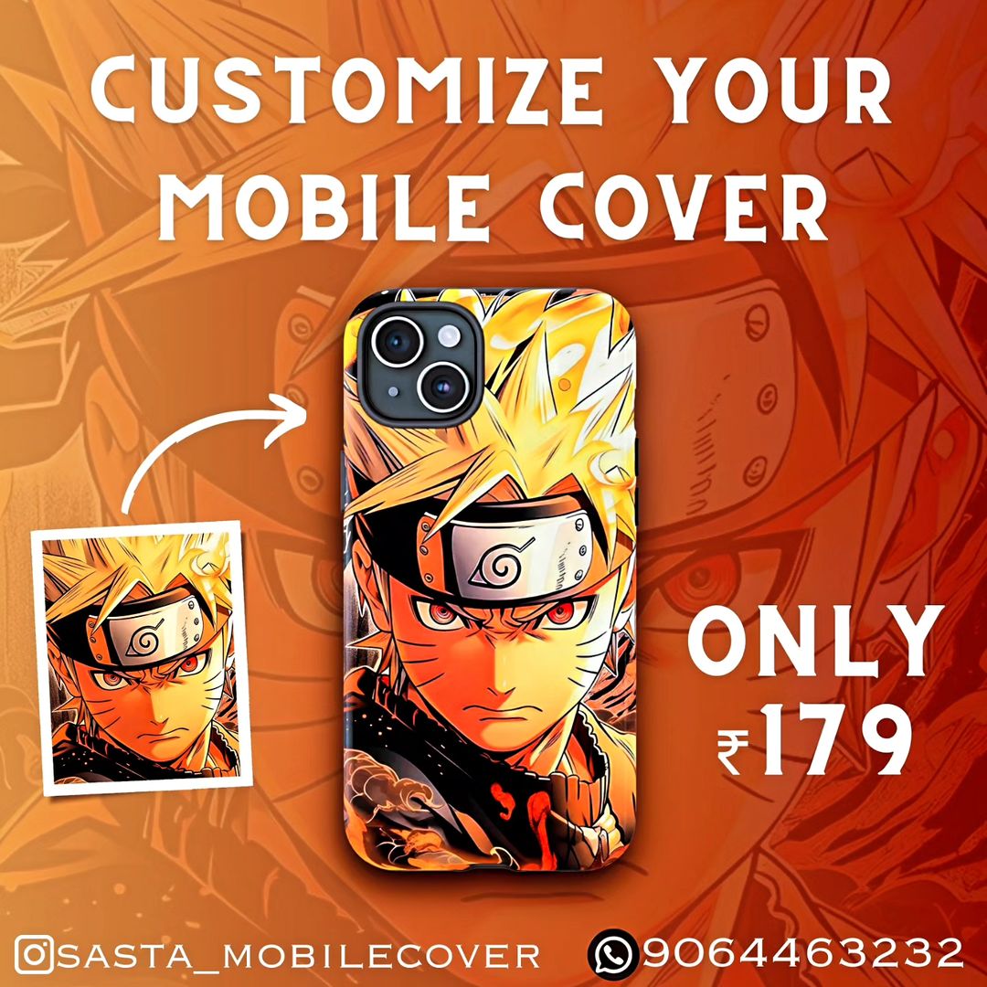 Pay what you see no hidden chargesNo extra delivery charges Customize your Mobile Cover with NarutoPremium quality mobile cover#mobile #case #customized #sastachap #mobilecover #trend #cover #naruto #kakashi # (1)