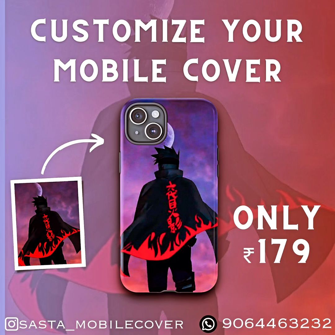 Pay what you see no hidden chargesNo extra delivery charges Customize your Mobile Cover with NarutoPremium quality mobile cover#mobile #case #customized #sastachap #mobilecover #trend #cover #naruto #kakashi # (3)