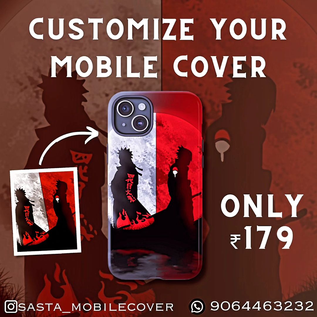 Pay what you see no hidden chargesNo extra delivery charges Customize your Mobile Cover with NarutoPremium quality mobile cover#mobile #case #customized #sastachap #mobilecover #trend #cover #naruto #kakashi # (4)